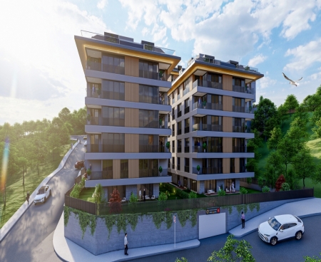 Flat Options in a Luxury Project in Üsküdar