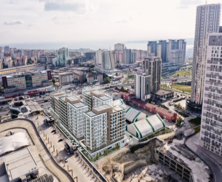 Luxury Apartments on the E5 Road in the Center of Esenyurt