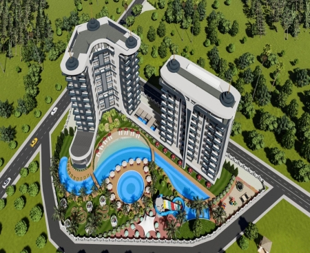 Modern Apartments for Sale Near the Sea in Avsallar