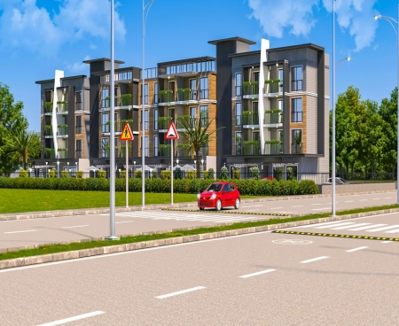 Современные квартиры в новом микрорайоне Анталии