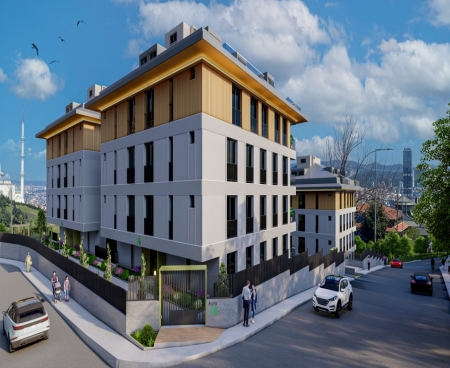 Flat Options in a Luxury Project in Üsküdar