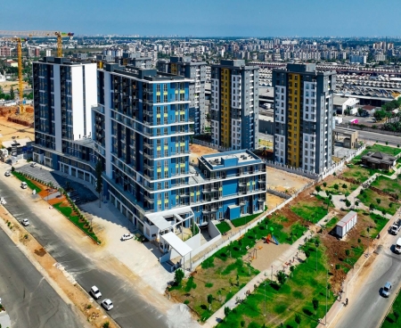 Прекрасная квартира в новом комплексе в районе Кепез