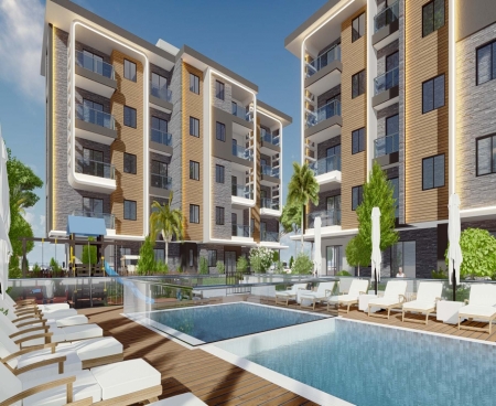FOR SALE FULLY INFRASTRUCTURED RESIDENTIAL COMPLEX IN ANTALYA KEPEZ