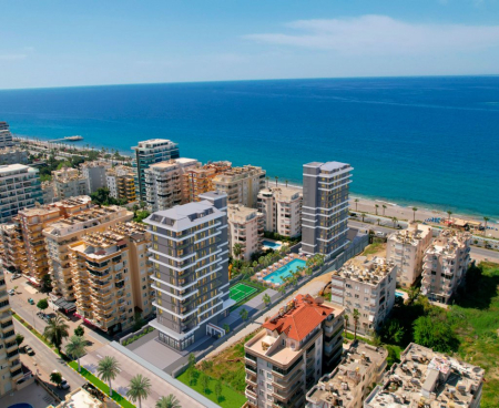 Seafront Luxury Living in Alanya Mahmutlar with Full Resort Facilities