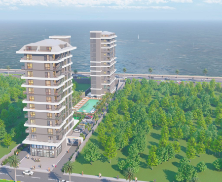 Seafront Luxury Living in Alanya Mahmutlar with Full Resort Facilities