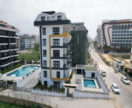 Furnished 3+1 Garden Duplex Holiday Rental in Kestel Alanya