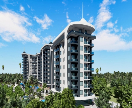 Modern Apartments for Sale Near the Sea in Avsallar