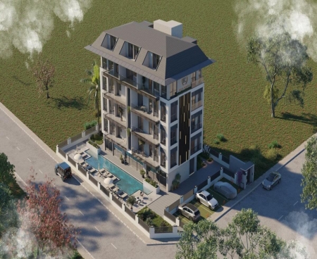 Royal Heaven в Алании, Динек – Квартиры 1+1 и дуплексы 2+1 на продажу